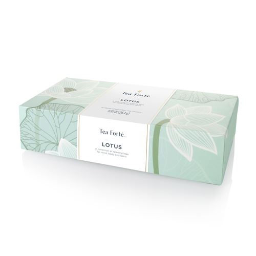 【Tea Forte】10入金字塔型絲質茶包 - 靜心蓮語 Petite Box - Lotus