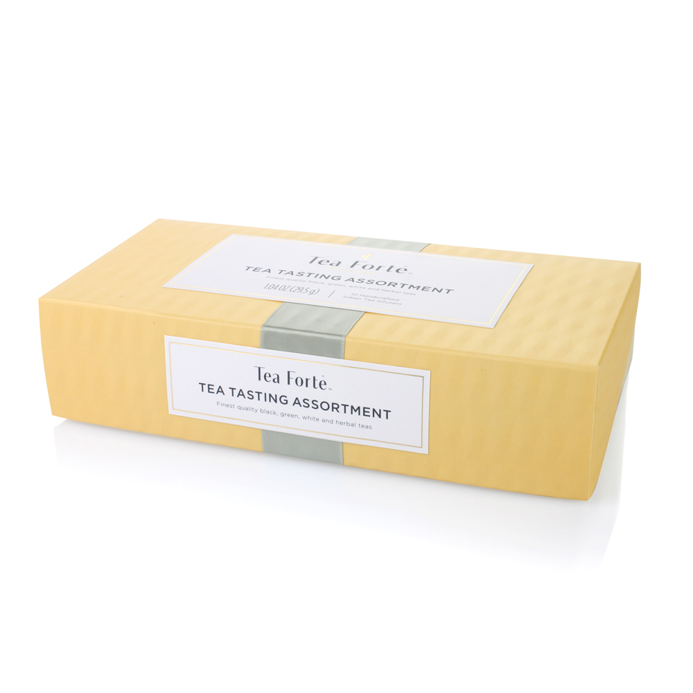【Tea Forte】10入金字塔型絲質茶包 - 饗茶集錦 Petite Box - Tea Tasting Assortment
