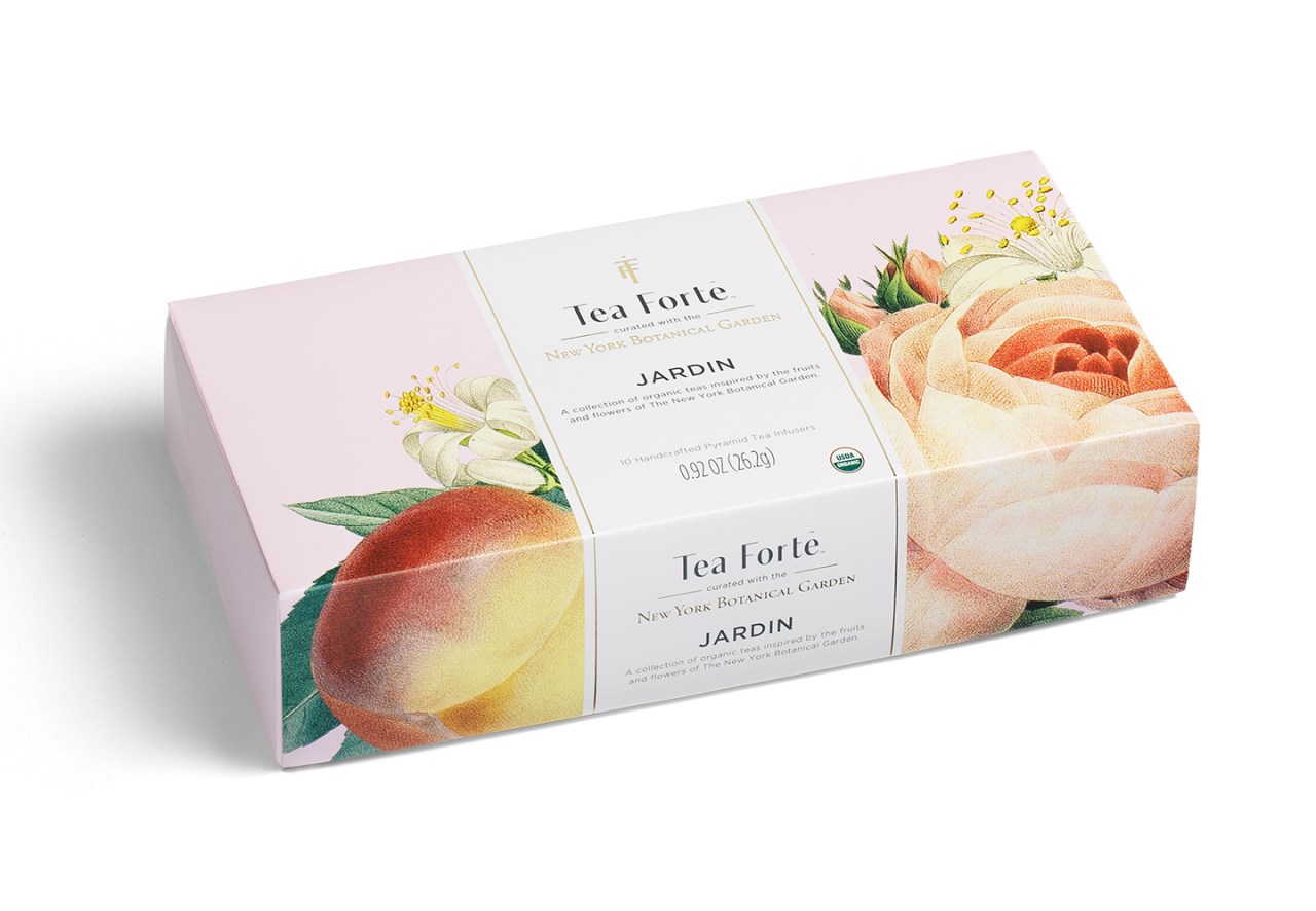 【Tea Forte】10入金字塔型絲質茶包 - 花漾少女 Petite Box - Jardin