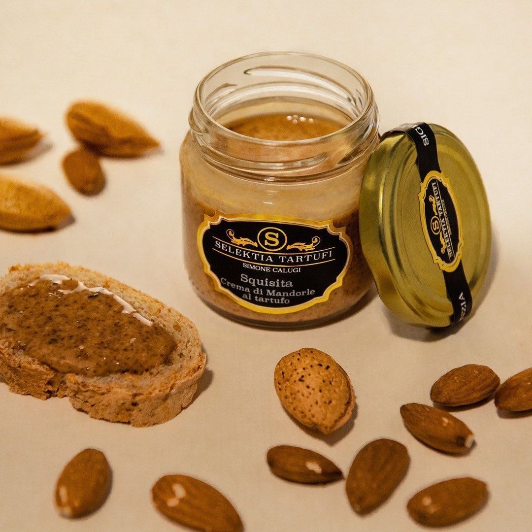 SELEKTIA,義大利,醬,4u4u,托斯卡那,托斯卡納,夏季,黑松露,冬季,Tartufi,TuberAestivumVitt,獨特,香氣,罐頭,氣味,全素,素食,杏仁