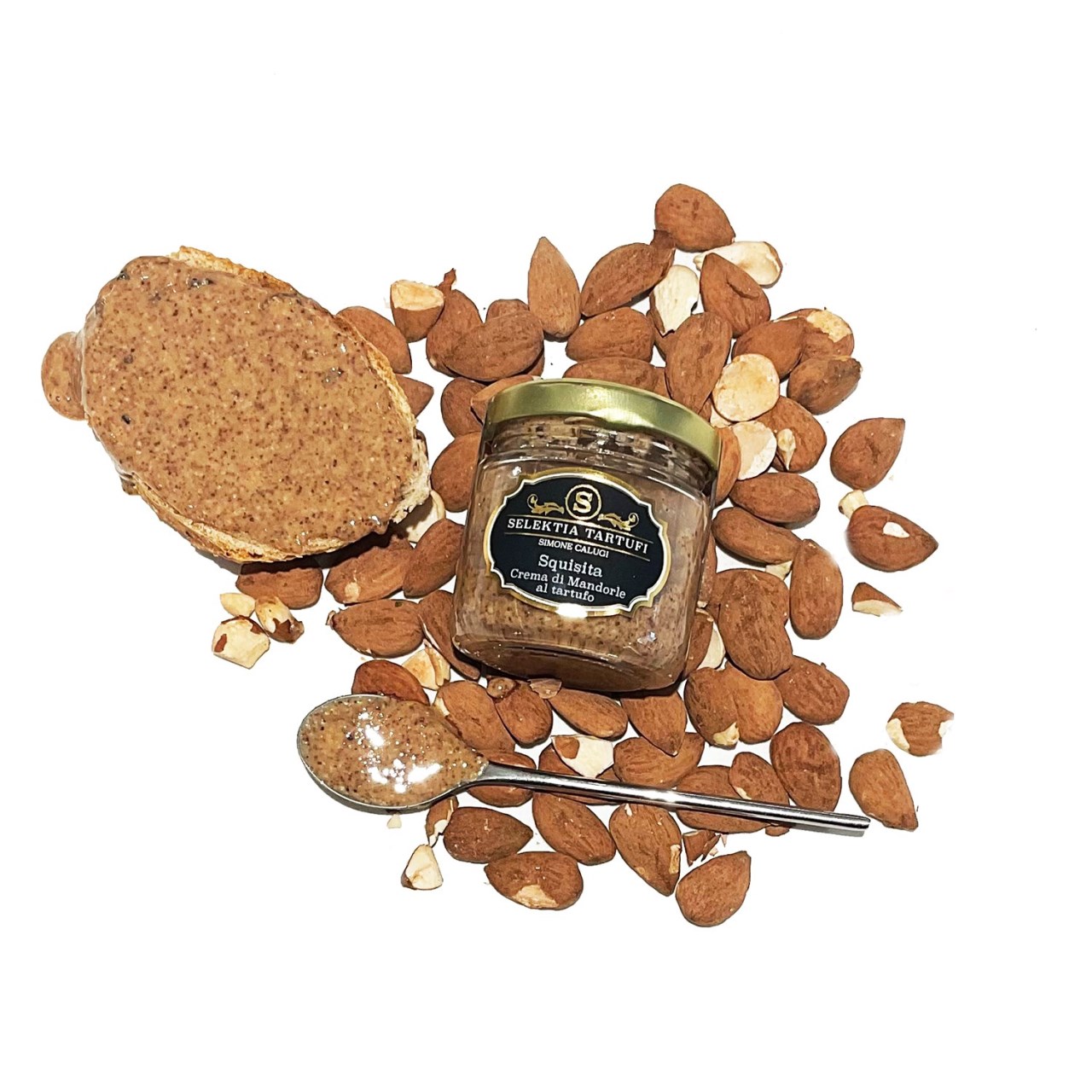 SELEKTIA,義大利,醬,4u4u,托斯卡那,托斯卡納,夏季,黑松露,冬季,Tartufi,TuberAestivumVitt,獨特,香氣,罐頭,氣味,全素,素食,杏仁