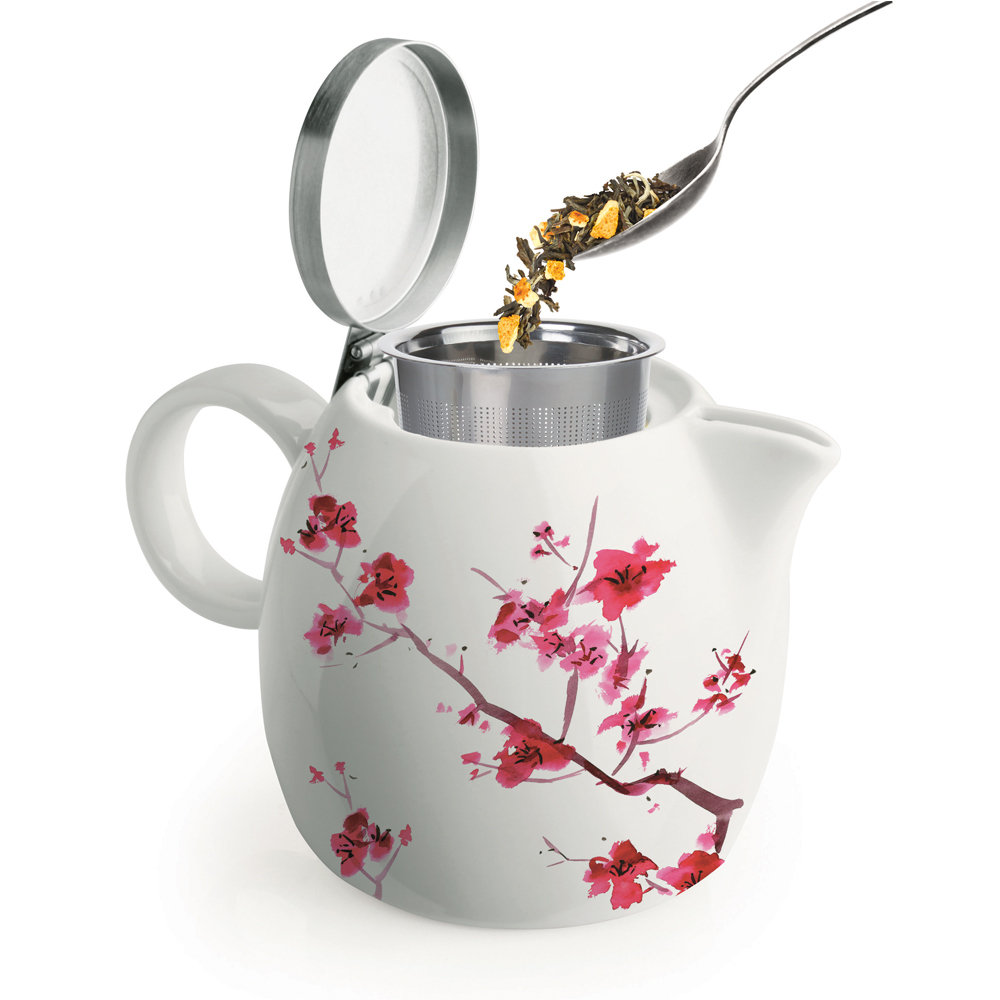 【Tea Forte】普格陶瓷茶壺 - 櫻花 