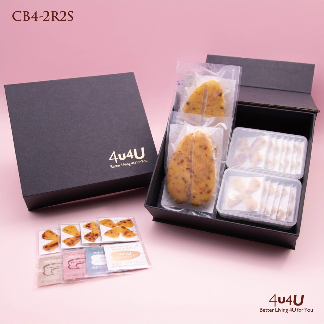 4u4U 松露起司櫻花蝦烏魚子雙金禮盒
