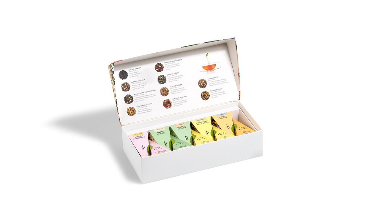 【Tea Forte】10入金字塔型絲質茶包 - 慶典花語 Petite Box - Jubilee