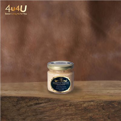 (年節搶手禮盒)田園遊詩奶油松露系列-罐裝單品【SELEKTIA】義大利胡椒乳酪奶油松露醬80g (瓶蓋有刮痕，內容物及效期正常)
