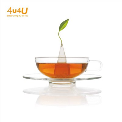 【Tea Forte】Sontu 精緻玻璃茶杯 & 印花茶碟