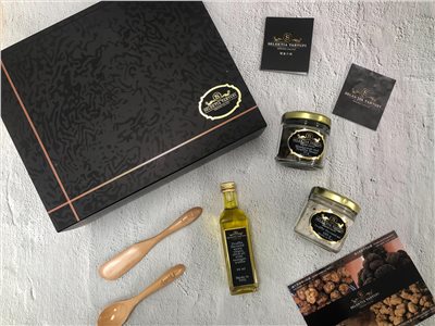 義大利 SELEKTIA 珍藏黑松露禮品（摺疊收納盒,附品牌紙袋）_客製Logo凸字貼